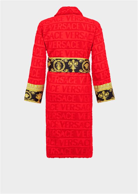 versace rode|versace bathrobes.